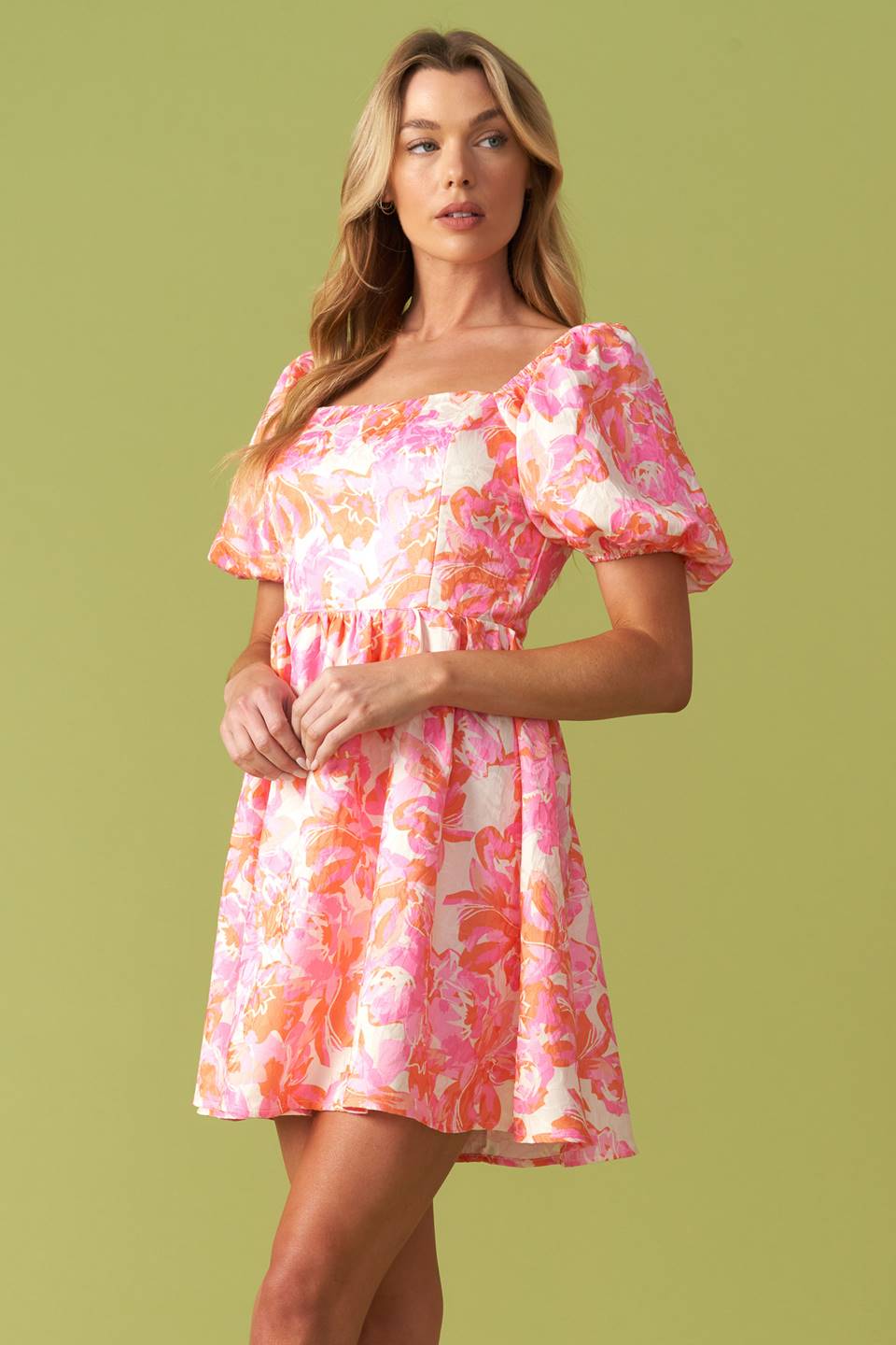 ALWAYS GOOD WOVEN MINI DRESS Flying Tomato